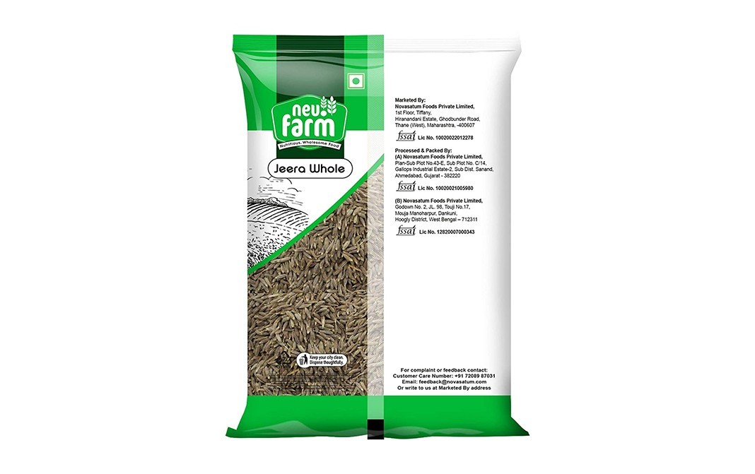 Neu.Farm Jeera Whole    Pack  1 kilogram
